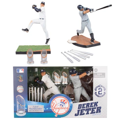 MLB - Derek Jeter 2-pk Commemorative NY Yankees Deluxe Boxed
