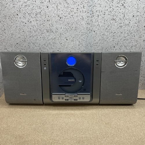 Philips MCM240/37 Micro Sistema Reproductor de CD Vertical Radio Sin Control Remoto ni Base/Soporte