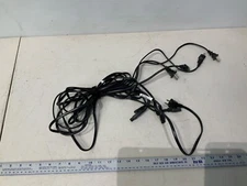PACK OF 5 2 Prong Power Cord 5+FT C7 2-Slot Cable PS5 PS4 PS3 XBOX TV USED AS IS