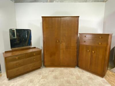 Buy Vintage Kempkes Meubelfabriken Bedroom Suite Wardrobe Compactum Dressing Table