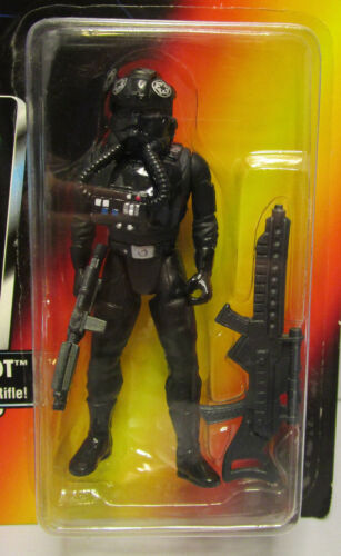 Kenner Star Wars TIE Fighter Pilot POTF 2 1995 Red Card nuovo e sigillato figurina MOC - Foto 2 di 3