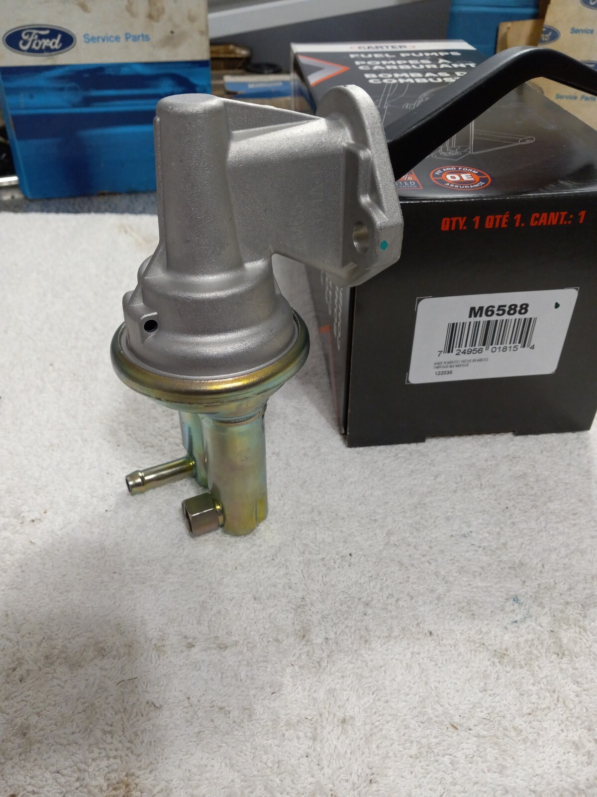 Ford Small Block 289 302 351W Carter M6588 Mechanical Fuel Pump eBay