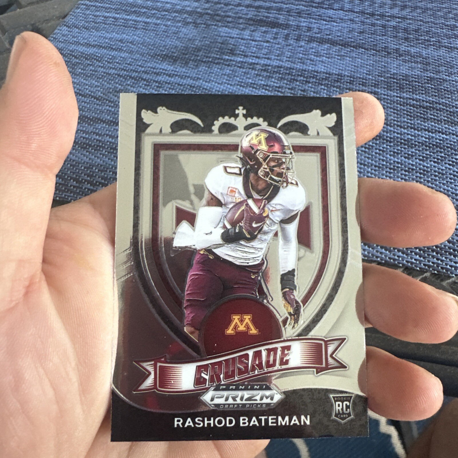 2021 Panini Prizm Draft Picks - Crusade #166 Rashod Bateman (RC)