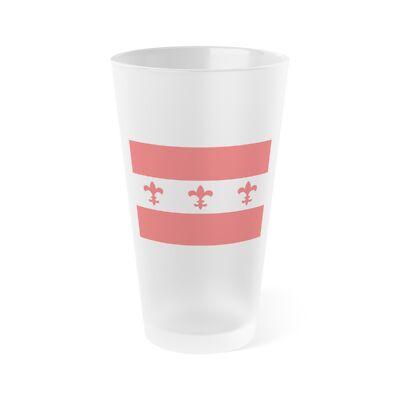 Flag of Santa Venera Malta - Frosted Pint Glass 16oz