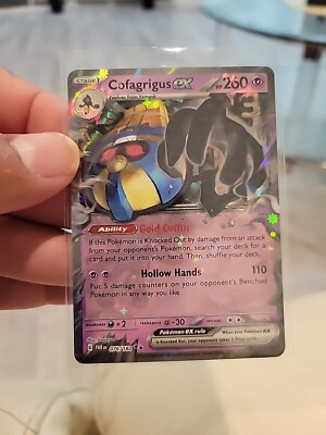 Pokemon Cofagrigus ex 076/182 Double Rare Paradox Rift Pokemon TCG