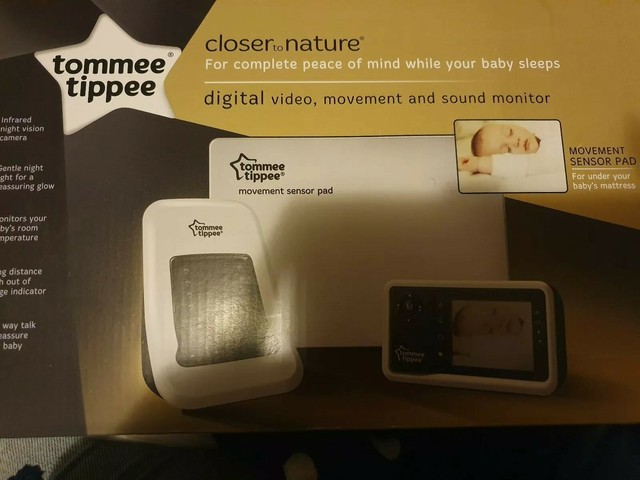 tommee tippee closer to nature digital video movement and sound monitor