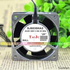 Taiwan three giant SJ6030HA1/HA2 ball 6cm cooling fan 110V/220V small axial fan