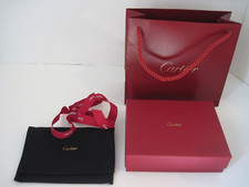 Cartier Box For Wallet And Pouch With Cartier Shopping bag Excellent Condition