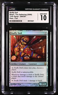 mtg cards like stuffy doll Doll, The Blasphemous Reckoner! (Modern Deck) it deals that much damage to the chosen player. STUFFY DOLL Time Spiral Foil
