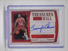 LENNY WILKENS 2019-20 NATIONAL TREASURES OF THE HALL AUTO 24/25
