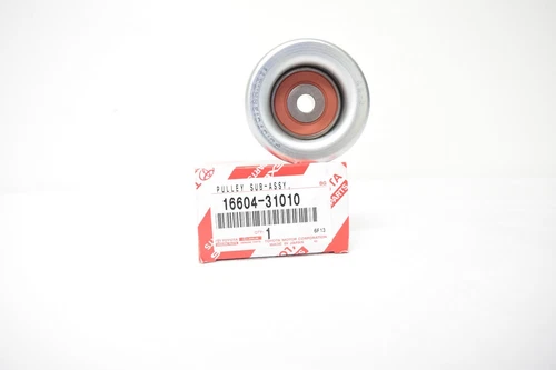 GENUINE TOYOTA LEXUS SERPENTINE IDLER PULLEY NO. 2 OEM 1660431010/166040P010 NEW - Picture 3 of 3