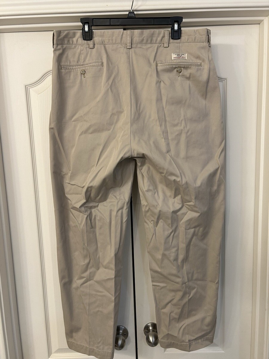 パンツ 90s ralph lauren andrew pants wide chino 90's Polo by Ralph Lauren 2 tuck chino trousers MOD 