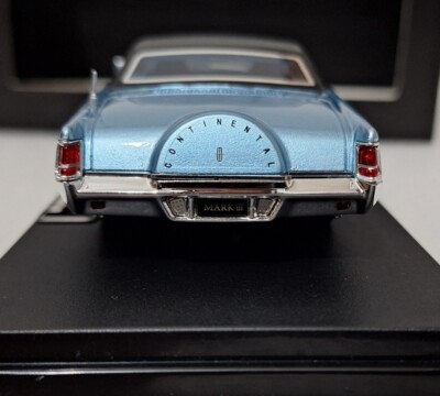 Lincoln Continental Mark III Tribute Edition 1970 Blue 1:43 HRN