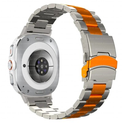 Luxury Titanium Strap for Samsung Galaxy Watch Ultra 47mm No Gaps Bracelet