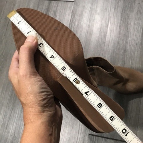 Dr. Scholl’s New Original Collection Mania Toasted Coconut Leather Wedge Boots - Picture 8 of 10