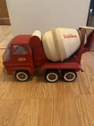Vintage 1970's Tonka Red Cement Mixer Steel Truck