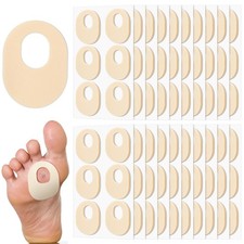120 Pcs Callus Pads Soft Felt Callus Oval Shape Corn Pads for Bottom of Foot