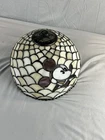 Vintage Tiffany Style Stained Glass Lamp Shade ** small part pushed in see pics