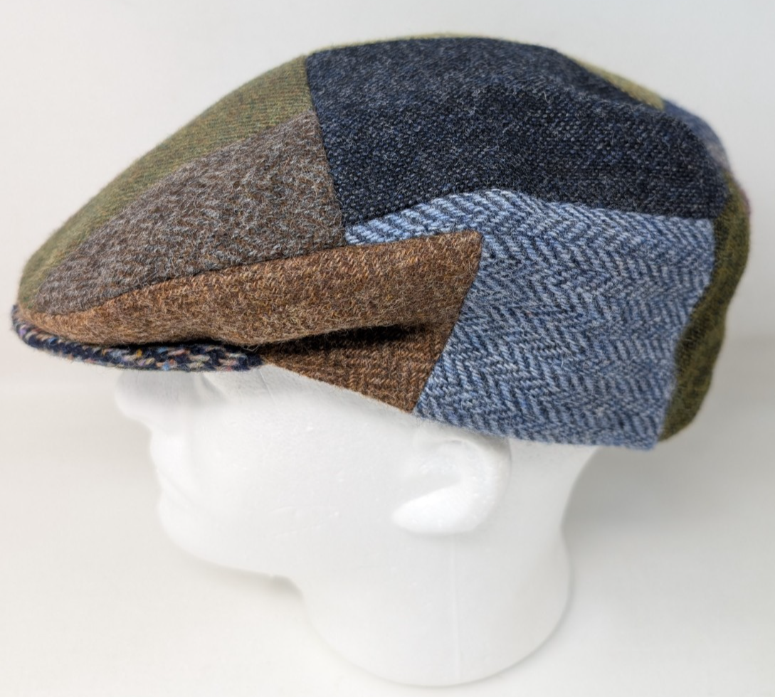 Jonathan Richard Newsboy Cap　キャスケット リネン Jonathan Richard Newsboy Hat Ivy Flat Cap Ireland Patchwork Tweed