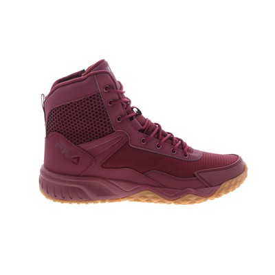 Fila Chastizer 1LM00358-947 Mens Red Leather Lace Up Work Boots