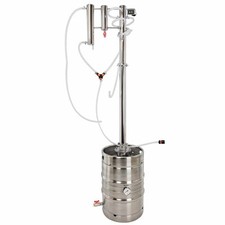 Distillatore a Gas 30L – Colonna Reflux con 8 Dita Fredde, Alambicco