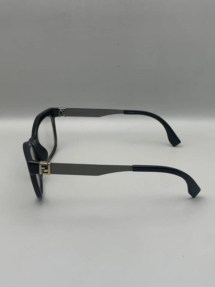 Marco de gafas Fendi para mujer negro dorado FF0350 KKI hecho en Italia diseñador Foto 4 de 4