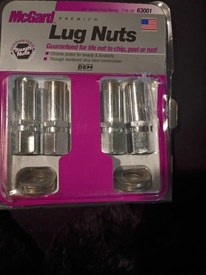 Mc gard Premium Lug Nuts 1-3/8 Shank Drag Racing 7/16-20