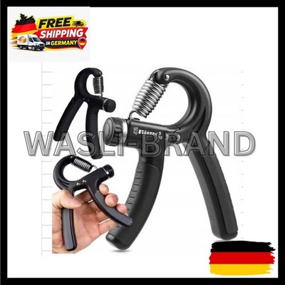 Adjustable hand grip trainer 10-50kg - Portable forearm strengthener color black