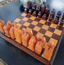 Handmade Wooden Chess Set