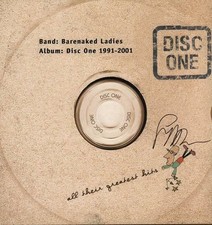 Barenaked Ladies Steven Page Signed Autographed Album Flat