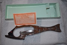 VINTAGE FISH MASTER KNIFE COMBO - USA.  SCALER - RULER WITH BOX !! 1950's