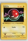 1st Edition Voltorb 67/102 Common Base Set Shadowless Pokemon NM