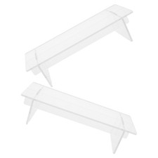 2 PCS Tabletop Makeup Organizer Display Support Stand for Figures