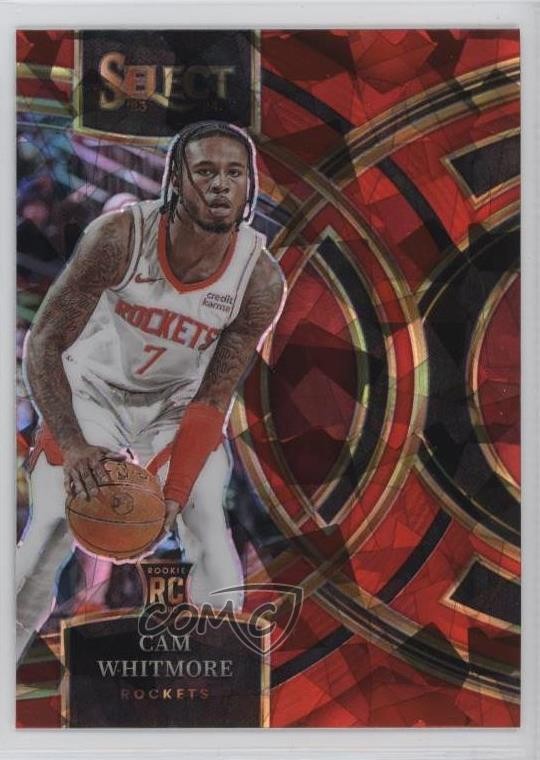 2023-24 Panini Select Premier Level Red Cracked Ice Prizm Cam Whitmore #118 1b20