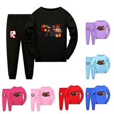 Kids Boys Roblox Forsaken T-shirt Top+Pants Sleepwear Nightwear PJ'S Sets Outfit