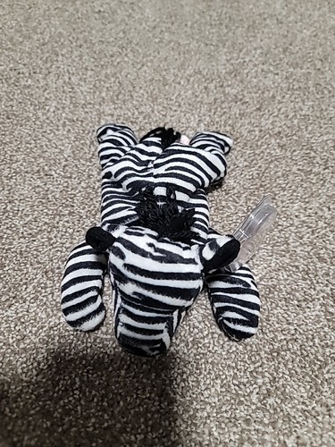Ziggy Zebra 5th Generation 1995 Retired Ty Beanie Baby Collectible 4063 Mint