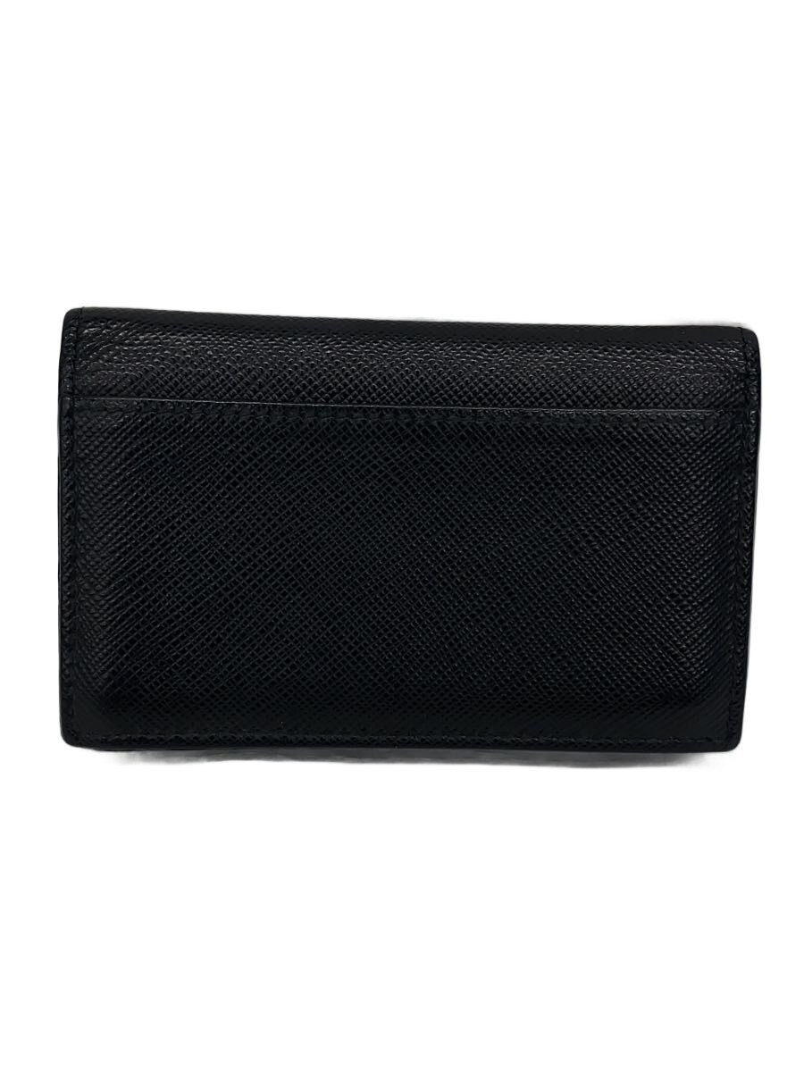 PRADA Card Case, Cowhide, Black, Plain, Men's thumbnail 2