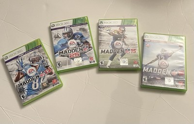 XBOX 360 Madden NFL 13, 15, 16 and Madden 25 Game Lot Football EA Sport Bundle