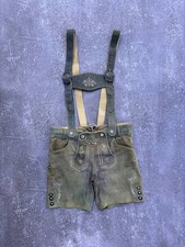 Kr ger Buam Bavarian Lederhosen Suede Leather Oktoberfest Costume Shorts Size 38