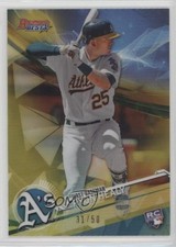 2017 Bowman's Best Gold Refractor 31/50 Ryon Healy #58 2l4