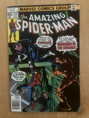 AMAZING SPIDER-MAN #175 (MARVEL 1977) NM- EARLY PUNISHER & HITMAN