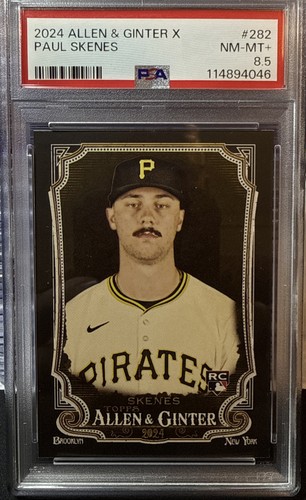 2024 Topps Allen & Ginter X Paul Skenes #282 Pittsburgh Pirates PSA 8,5