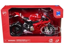 DUCATI PANIGALE V4S RED 1/12 DIECAST MOTORCYCLE MODEL BY NEW RAY 58253