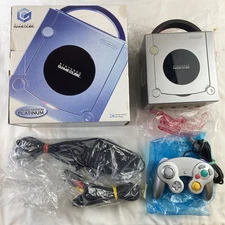 CLEAN Nintendo GameCube GC Platinum Silver Edition, DOL-101 In Box