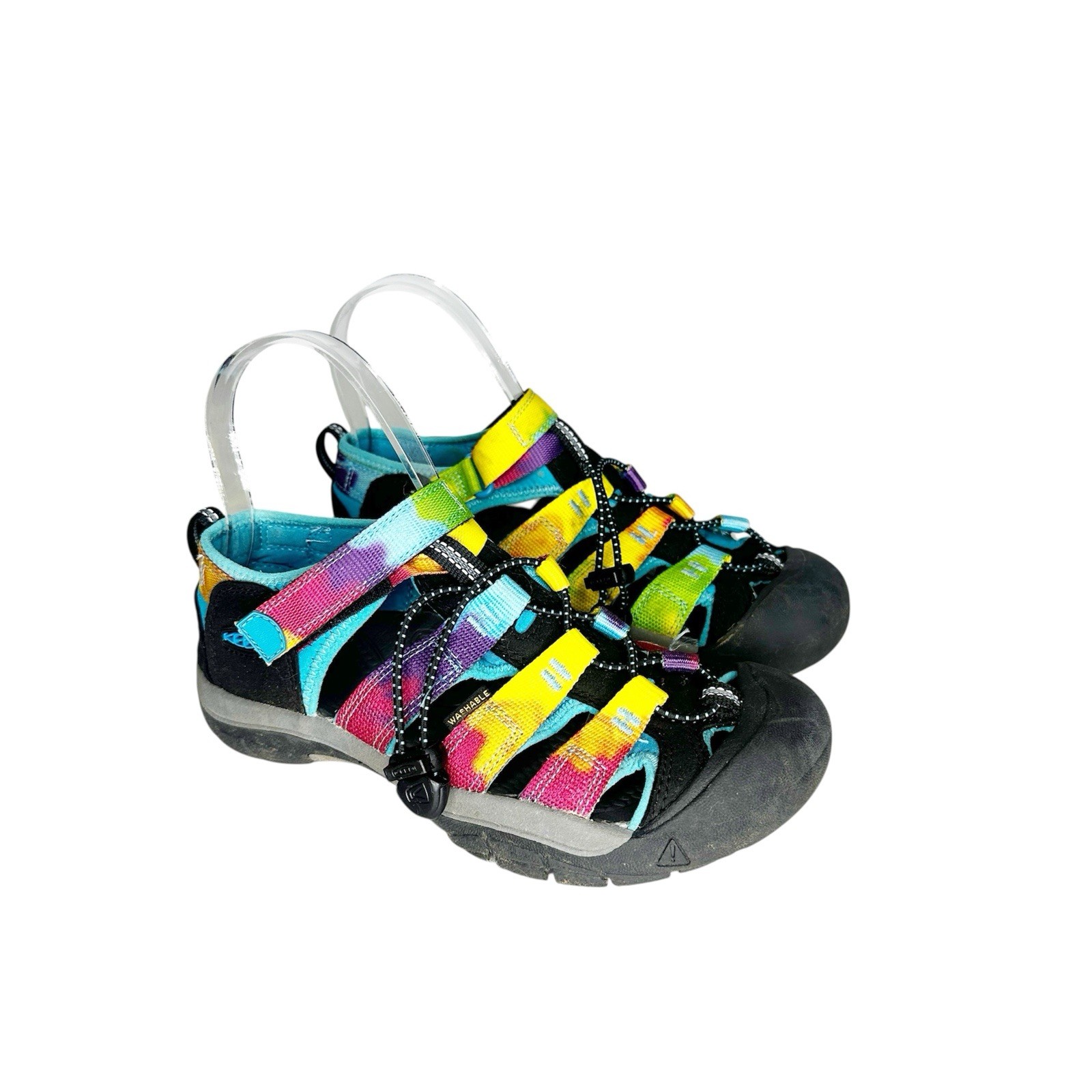Keen Kids Newport H2 arcobaleno tie dye escursionismo outdoor acqua giovani bambino grande taglia 4