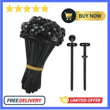 Reusable Adjustable Cable Ties with Locking Head Strong Multi Purpose Tie Straps