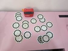 View-Master 3D Viewer w/ 19 Reels LOT Sesame Street, Princess of Power, Etc.