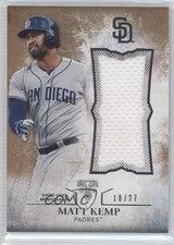 2015 Topps Triple Threads Unity Single Jumbo Relics Sepia 18/27 Matt Kemp 4o3