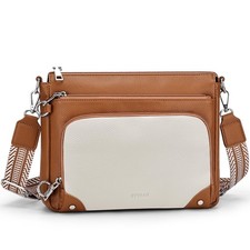 Anti-Theft Crossbody Purse for Women, Crossbody Shoulder Bag with Built-in Wa...