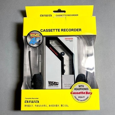 Aiwa PCR-F7 Back to the Future 40th Aniv Cassette Player w